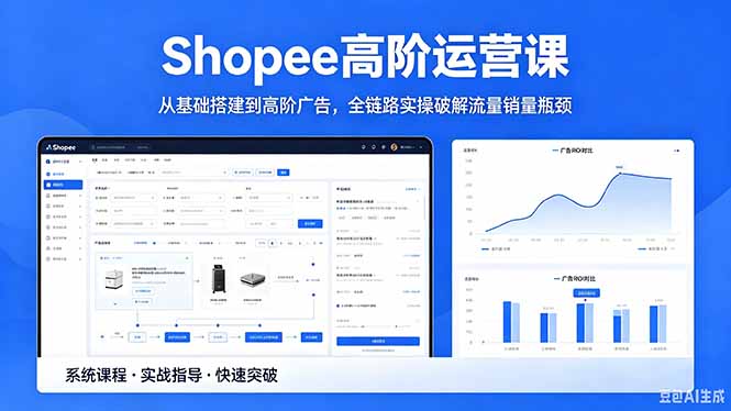 Shopee高阶运营课-2026年5月更新，从基础搭建到高阶广告，全链路实操破解流量销量瓶颈-智云网
