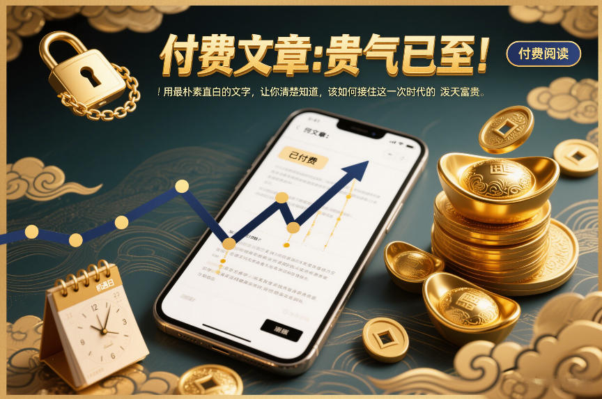 付费文章：贵气已至！用最朴素直白的文字，让你清楚知道，该如何接住这一次时代的泼天富贵-智云网
