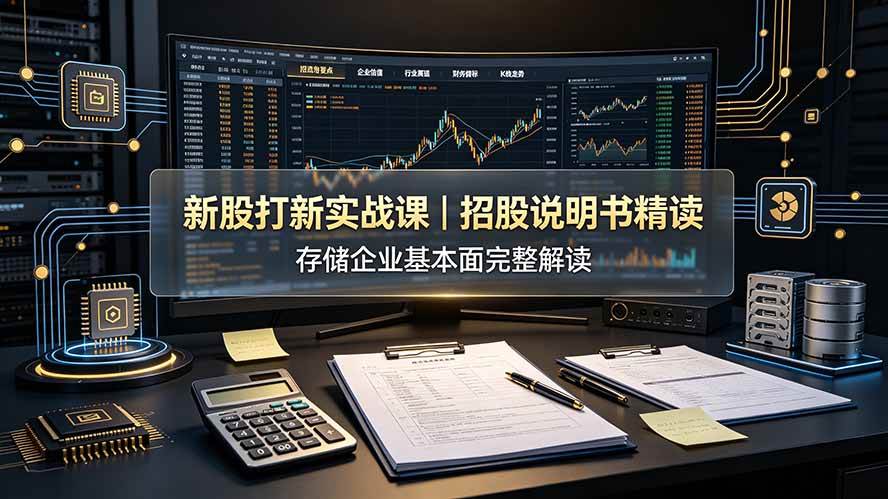 （19255期）付费文章：新股打新实战课｜招股说明书精读，存储企业基本面完整解读-智云网