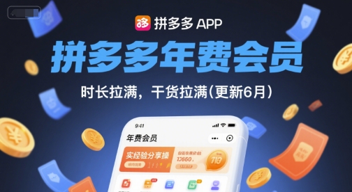 拼多多年费会员，实经验分享操，时长拉满，干货拉满(更新26年05月05日)-智云网