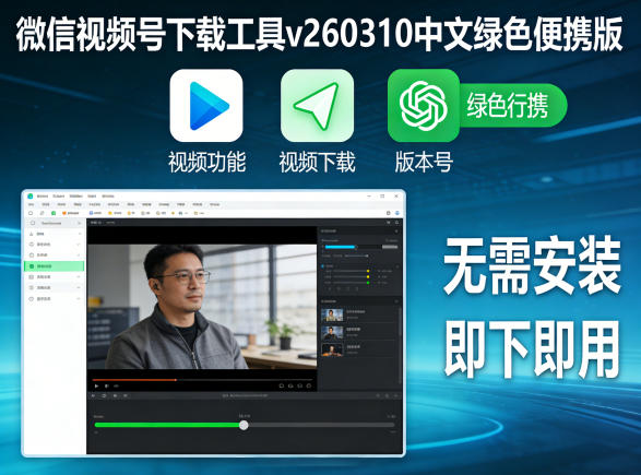 微信视频号下载工具v260310中文绿色便携版-智云网