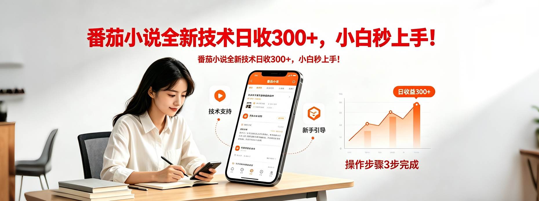 （18392期）番茄小说全新技术全新玩法！无脑日收300+-智云网
