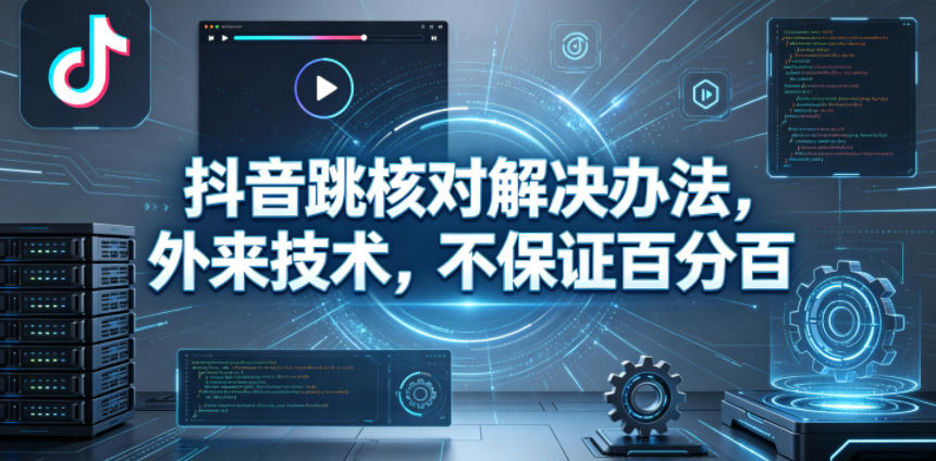 抖音跳核对解决办法，外来技术，不保证百分百-智云网