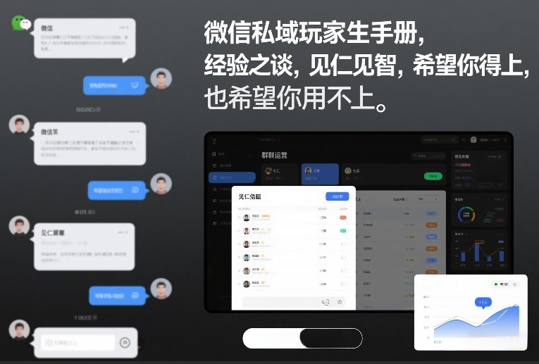 微信私域玩家生存手册，经验之谈，见仁见智，希望你用得上，也希望你用不上【文档】-智云网