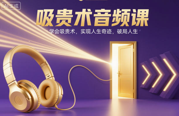 吸贵术音频课，学会吸贵术，实现人生奇迹，破局人生-智云网