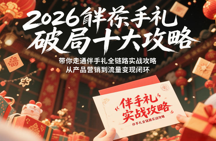 2026伴手礼破局十大攻略，带你走通伴手礼全链路实战攻略，从产品营销到流量变现闭环-智云网