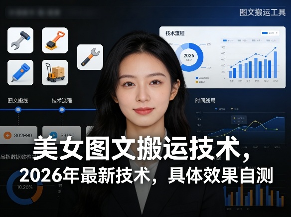 美女图文搬运技术，2026年最新技术，具体效果自测-智云网