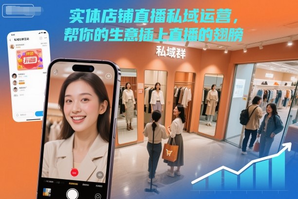 实体店铺直播私域运营，帮你的生意插上直播的翅膀-智云网