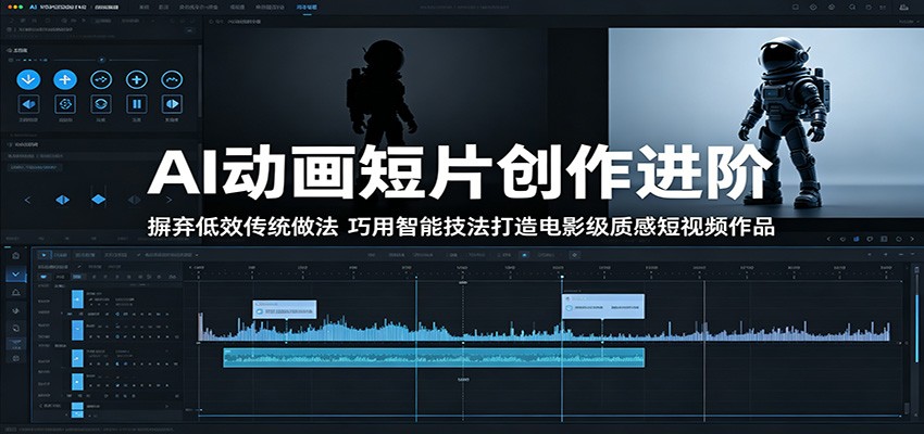 AI动画短片创作进阶：摒弃低效传统做法，巧用智能技法打造电影级质感短视频作品-智云网
