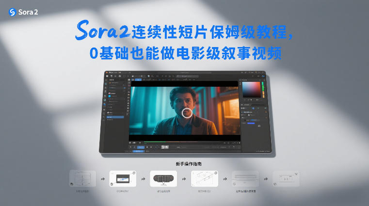 Sora2连续性短片保姆级教程，0基础也能做电影级叙事视频-智云网