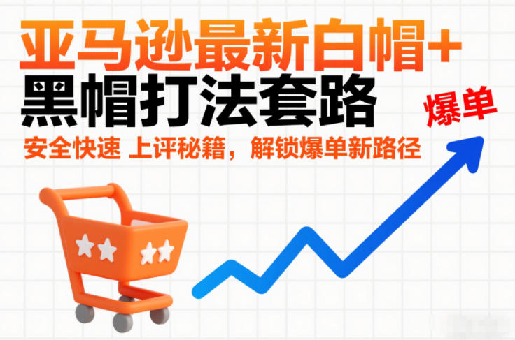 亚马逊最新白帽+黑帽打法套路,安全快速上评秘籍,解锁爆单新路径-智云网
