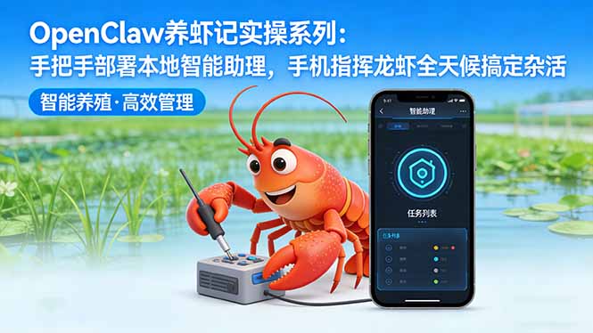 OpenClaw养虾记实操系列-更新：手把手部署本地智能助理，手机指挥龙虾全天候搞定杂活-智云网
