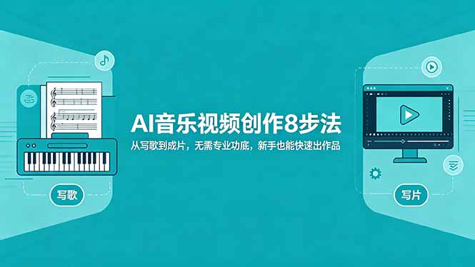 AI音乐视频创作8步法：从写歌到成片，无需专业功底，新手也能快速出作品-智云网