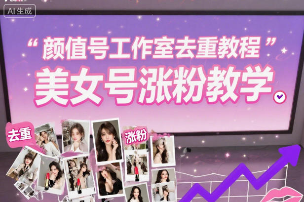 颜值号工作室去重教程，美女号涨粉教学-智云网