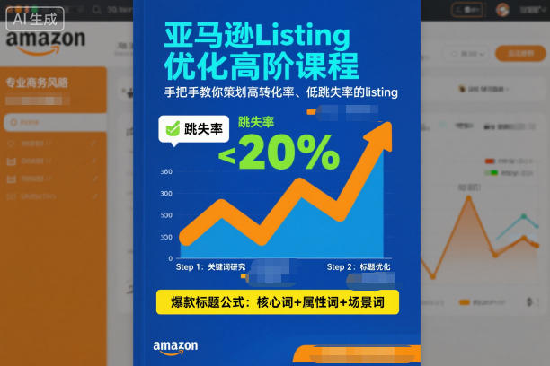 亚马逊Listing优化高阶课程,手把手教你策划高转化率、低跳失率的listing-智云网
