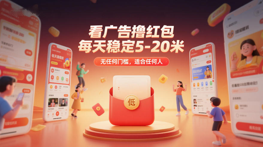 看广告撸红包，每天稳定5-20米，无任何门槛，适合任何人-智云网