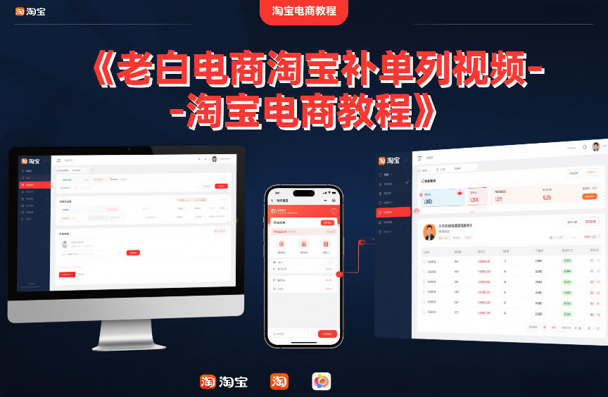 老白电商淘宝补单系列视频-淘宝电商教程-智云网