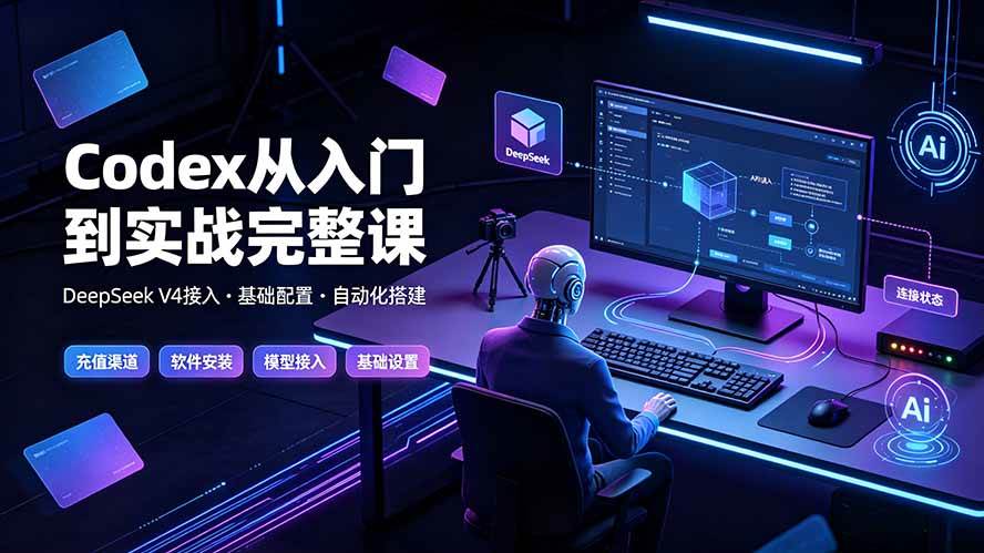 （19257期）Codex从入门到实战完整课｜充值·安装·接入DeepSeek，记忆·插件·Skill·CLI·MCP全拆解-智云网