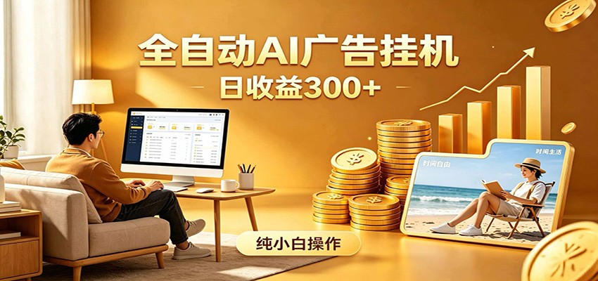 AI风口项目，全程解放双手，后台自动运行赚取收益，每天稳定收益300+-智云网