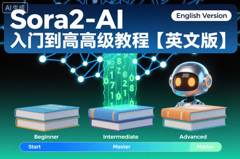 Sora2-AI入门到高级教程【英文版】-智云网