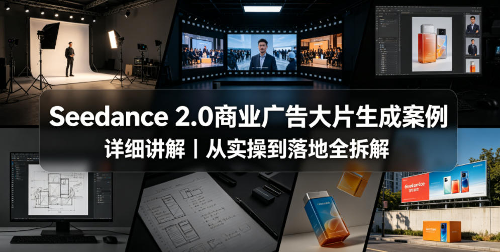 Seedance 2.0商业广告大片生成案例详细讲解｜从实操到落地全拆解-智云网