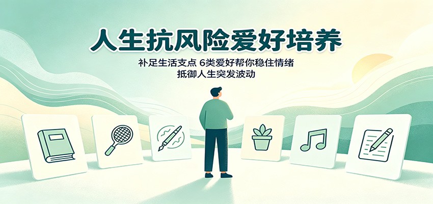 人生抗风险爱好培养：补足生活支点，6类爱好帮你稳住情绪，抵御人生突发波动-智云网
