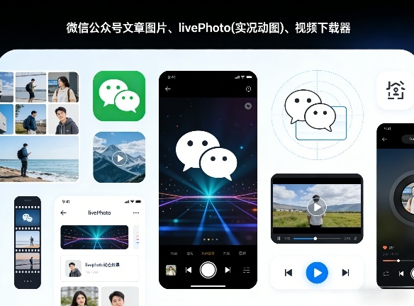 微信公众号文章图片、livePhoto(实况动图)、视频下载器-智云网
