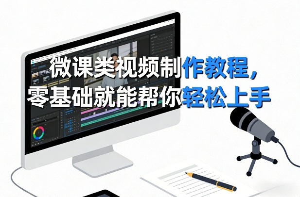 微课类视频制作教程，零基础就能帮你轻松上手-智云网