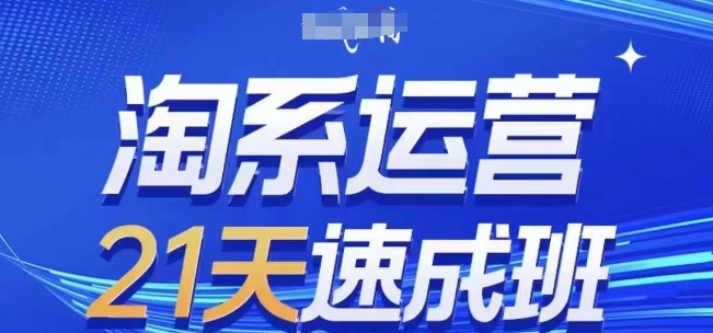 淘系运营21天速成班(更新25年11月)，0基础轻松搞定淘系运营，不做假把式-智云网