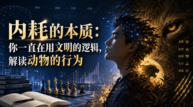 付费文章：内耗的本质：你一直在用文明的逻辑，解读动物的行为-智云网