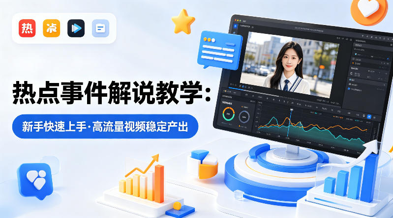 某大V的热点事件解说教学，新手也能快速上手，稳定产出高流量解说视频-智云网