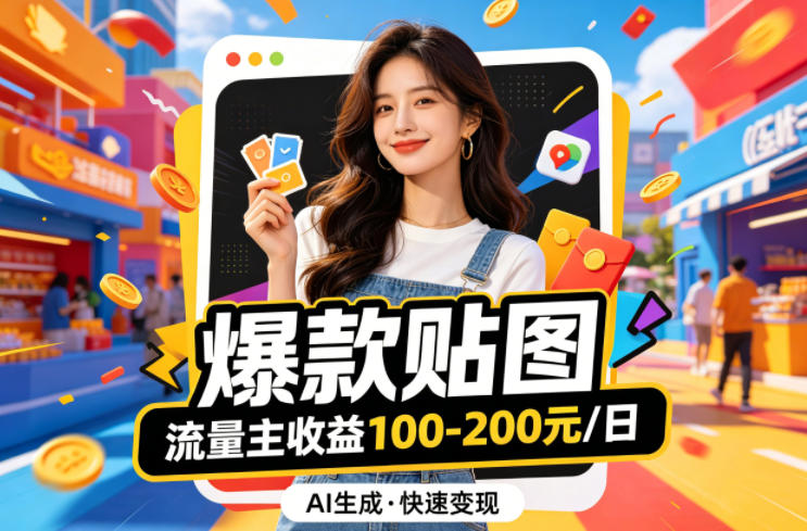 借助AI生成爆款贴图做公众流量主，当日收益100-200-智云网