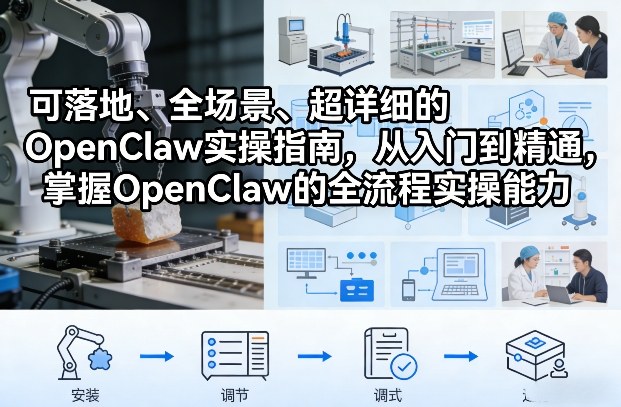 可落地、全场景、超详细的OpenClaw实操指南，从入门到精通，掌握OpenClaw的全流程实操能力-智云网