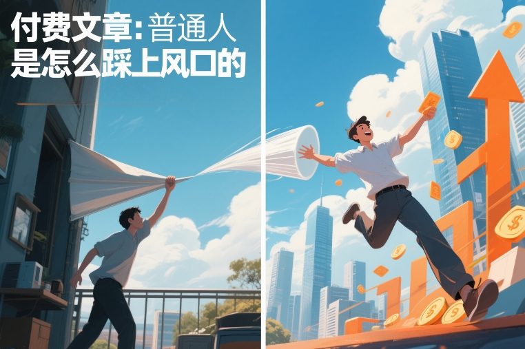 付费文章：普通人是怎么踩上风口的-智云网