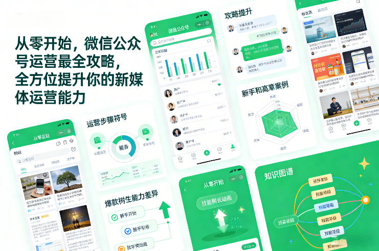 从零开始，微信公众号运营最全攻略，全方位提升你的新媒体运营能力-智云网