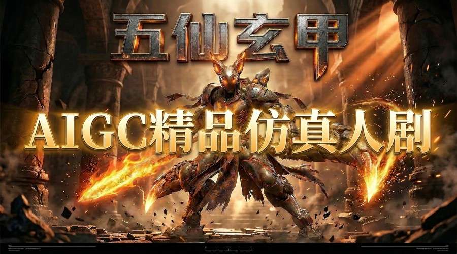 AIGC精品仿真人短剧教学，以五仙玄甲风为例展示保姆级实操教学-智云网